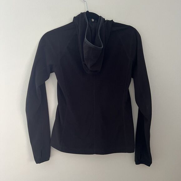 The‎ North Face Full Zip Hoodie Womens Size XS Ruched Pockets Black - Picture 9 of 13